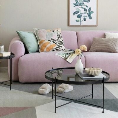 Venezia sohvapöytä Ø70 cm musta